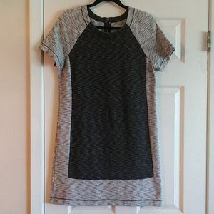 LouGrey Dress Black/Gray Stretch Fabric
